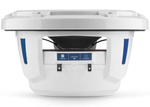 JL Audio M6 Series 7.7" Gloss White Coaxial Speakers (Pair) - Image 3