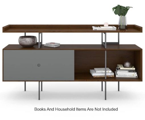 BDI Margo 5211 Toasted Walnut And Fog Grey Credenza - Image 3