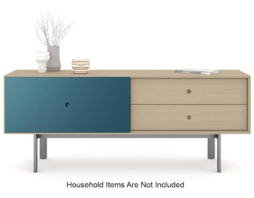 BDI Margo 5229 Drift Oak And Marine Credenza - Image 3
