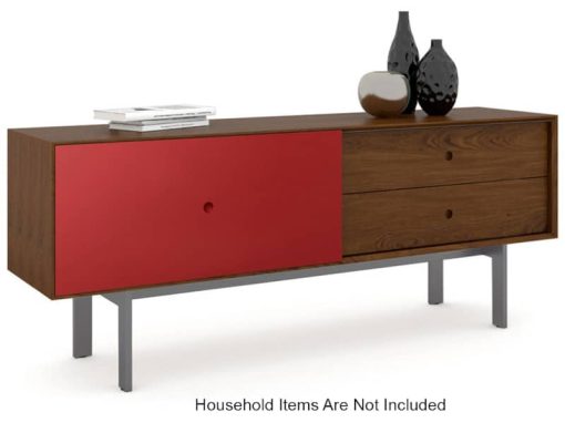 BDI Margo 5229 Toasted Walnut And Cayenne Credenza - Image 3