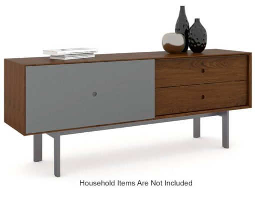 BDI Margo 5229 Toasted Walnut And Fog Grey Credenza - Image 3
