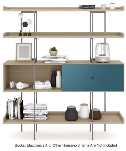 BDI Margo 5201 Drift Oak And Marine Modern Display And Shelf - Image 3