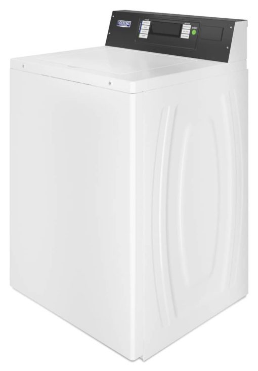 Maytag 27" White Commercial Top Load Washer, Card Reader-Ready / Non-Vend - Image 3