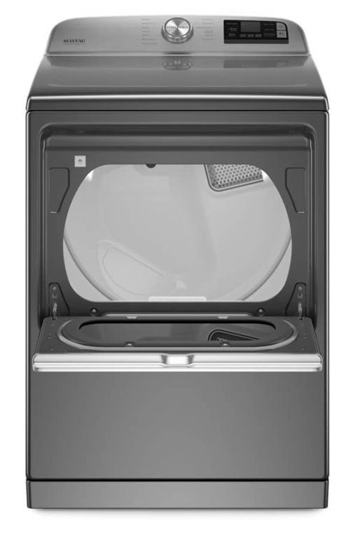 Maytag 7.4 Cu. Ft. Metallic Slate Smart Capable Electric Dryer With Extra Power Button - Image 3