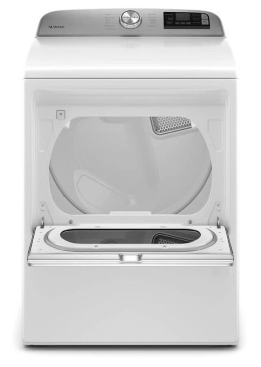Maytag 7.4 Cu. Ft. White Smart Capable Gas Dryer With Extra Power Button - Image 3