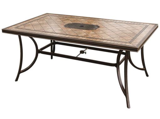 Hanover Monaco 7-Piece Dining Set With Six Swivel Rockers And A 68" x 40" Dining Table - Image 3