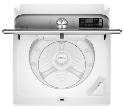 Maytag 5.2 Cu. Ft. White Smart Capable Top Load Washer With Extra Power Button - Image 3