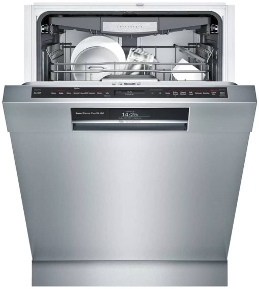 Bosch Benchmark Series 24" Stainless Steel Recessed Handle Dishwasher - Image 3