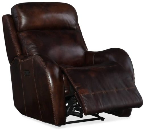 Hooker Furniture Living Room Chambers Power Recliner With Power Headrest - Image 3