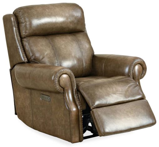 Hooker Furniture Living Room Brooks Power Recliner With Power Headrest - Image 3