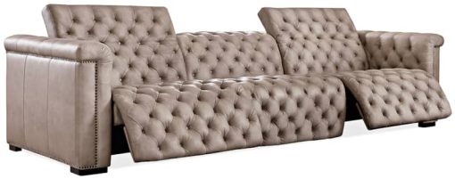 Hooker Furniture Living Room Savion Grandier Power Recliner Sofa With Power Headrest - Image 3