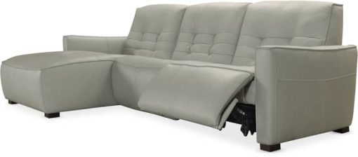 Hooker Furniture Living Room Reaux Power Motion Sofa With LAF Chaise With 2 Power Recliners - Image 3
