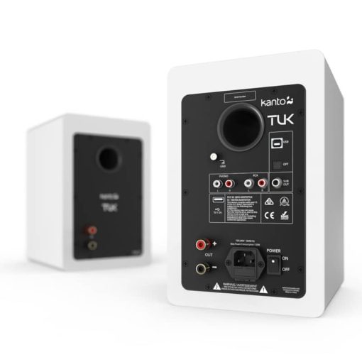 Kanto TUK Matte White Bluetooth Premium Powered Speakers - Image 3
