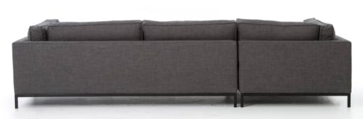 Four Hands Bennett Charcoal Grammercy 2 Pc Sectional Left Arm Chaise - Image 3