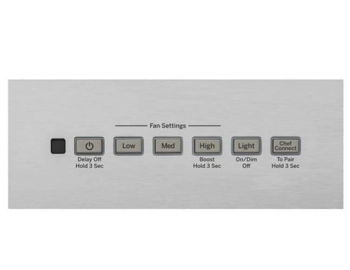 GE ADA 30" Stainless Steel Designer Wall Mount Hood With Dimmable LED Lighting - Image 3