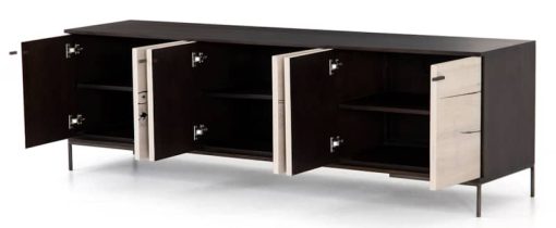Four Hands Wesson Collection Bleached Yukas Cuzco Media Console - Image 2