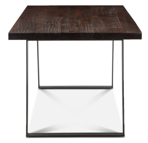 Home Trends & Design Urban Loft 78" Dark Brown Dining Table - Image 3