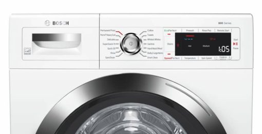 Bosch ADA 800 Series 24" White Front Load Washer - Image 3
