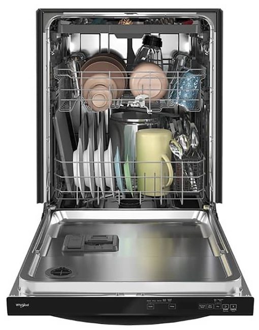 Whirlpool 24" Black Large Capacity Dishwasher With 3rd Rack - Image 3