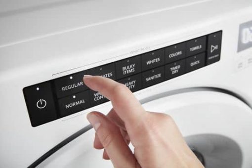 Whirlpool ADA 7.4 Cu. Ft. White Front Load Electric Dryer With Steam Cycles - Image 3
