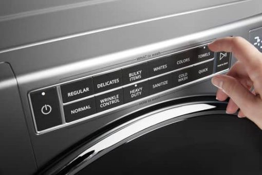 Whirlpool 5 Cu. Ft. Chrome Shadow Front Load Washer With Load & Go XL Dispenser - Image 3