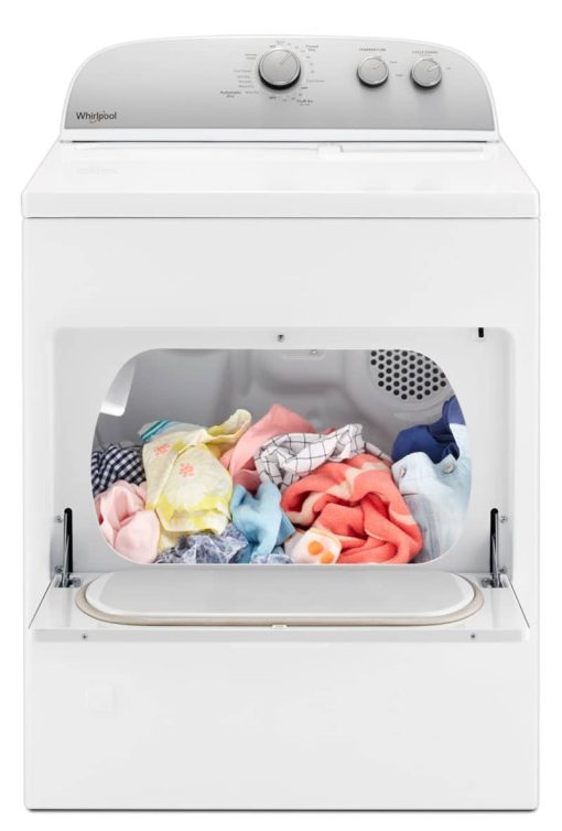 Whirlpool 7 Cu. Ft. White Gas Dryer With AutoDry Drying System - Image 3