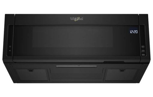 Whirlpool 1.1 Cu. Ft. Black Low Profile Microwave Hood Combination - Image 4