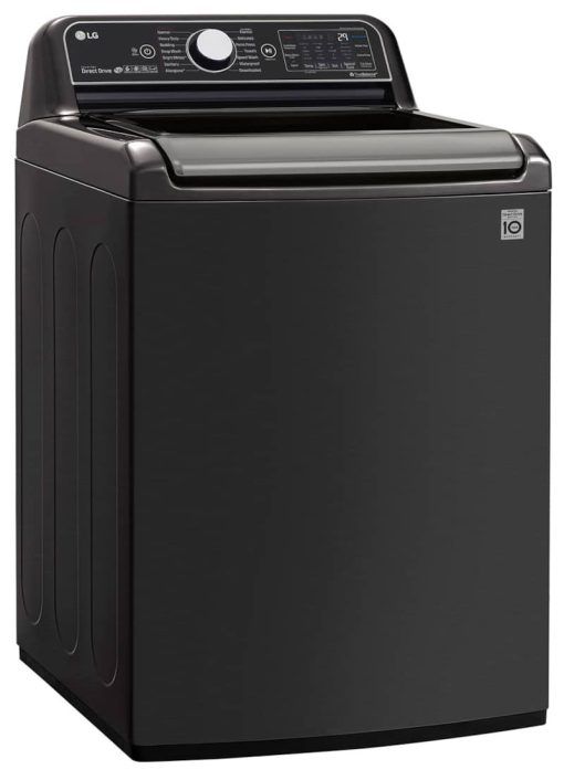 LG 5.5 Cu. Ft. Black Steel Top Load Washer With TurboWash3D - Image 3