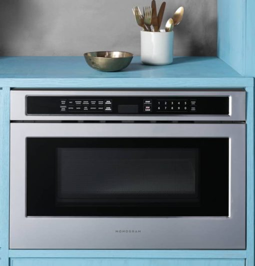 Monogram 1.2 Cu. Ft. Stainless Steel Microwave Drawer - Image 3