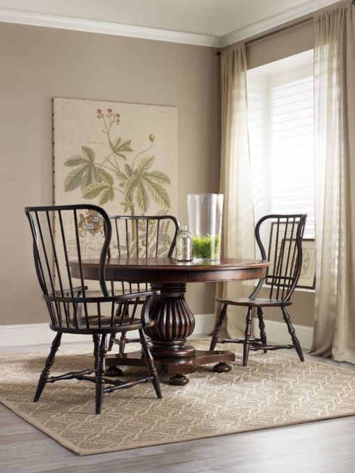 Hooker Furniture Dining Room Sanctuary Spindle Arm Chair - Image 3