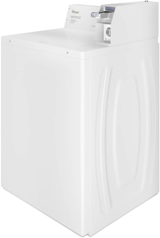 Whirlpool 27" White Commercial Top-Load Washer, Coin Equipped - Image 3