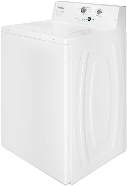 Whirlpool 27" White Commercial Top-Load Washer, Non-Vend - Image 3
