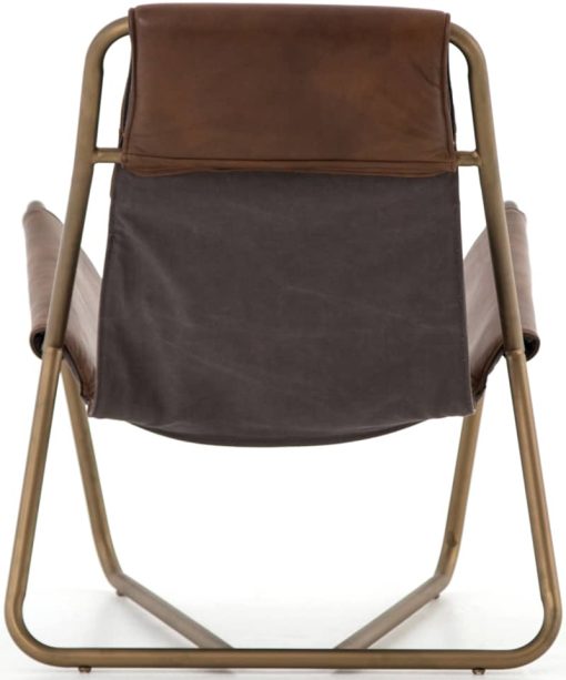 Four Hands Bishop Collection Patina Brown Vera Chair - Image 3