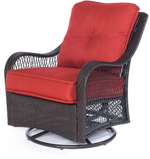Hanover Orleans 3-Piece Outdoor Seating Patio Set In Autumn Berry - Image 3