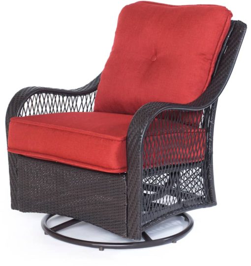 Hanover Orleans 4-Piece Outdoor Seating Patio Set In Autumn Berry - Image 3