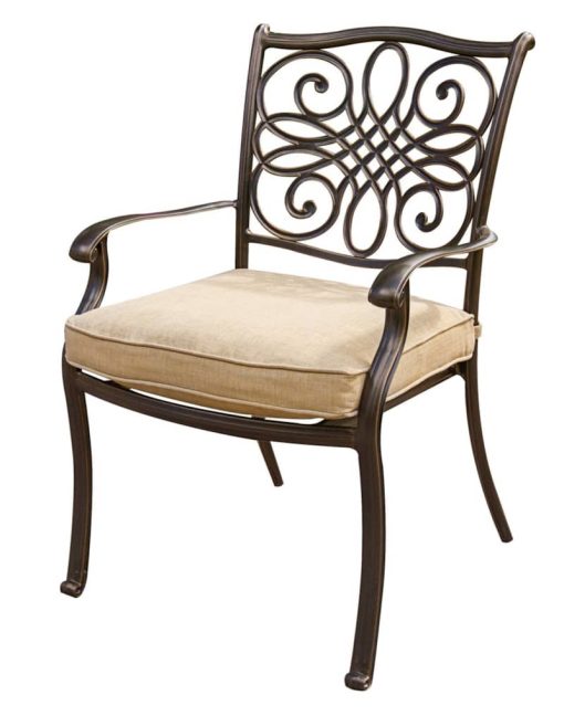 Hanover Traditions 5-Piece Outdoor Dining Patio Set with Umbrella - Image 3