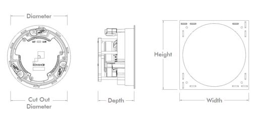 Sonance White Visual Performance Series In-Ceiling Speakers (Pair) - Image 7