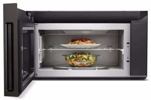 Whirlpool 1.9 Cu. Ft. Fingerprint Resistant Black Stainless Steel Smart Over-The-Range Microwave With Scan-To-Cook Technology - Image 2