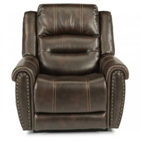 Flexsteel Oscar Fabric Power Lift Recliner With Power Headrest & Lumbar - Image 4
