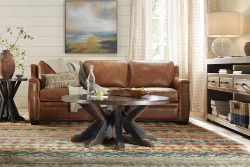 Hooker Furniture Living Room Roslyn County Round Cocktail Table - Image 4