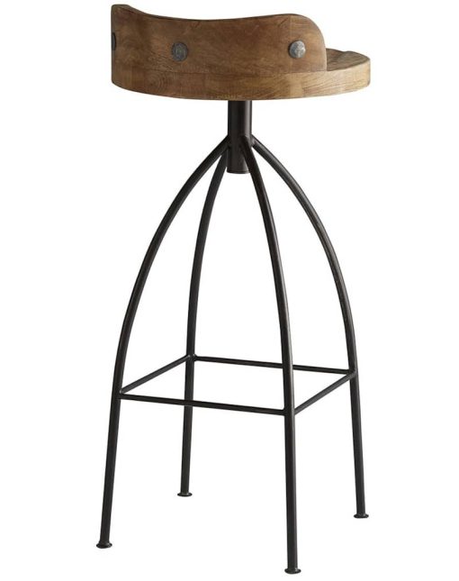Arteriors Hinkley Sandblast Antique Wax Bar Stool - Image 4