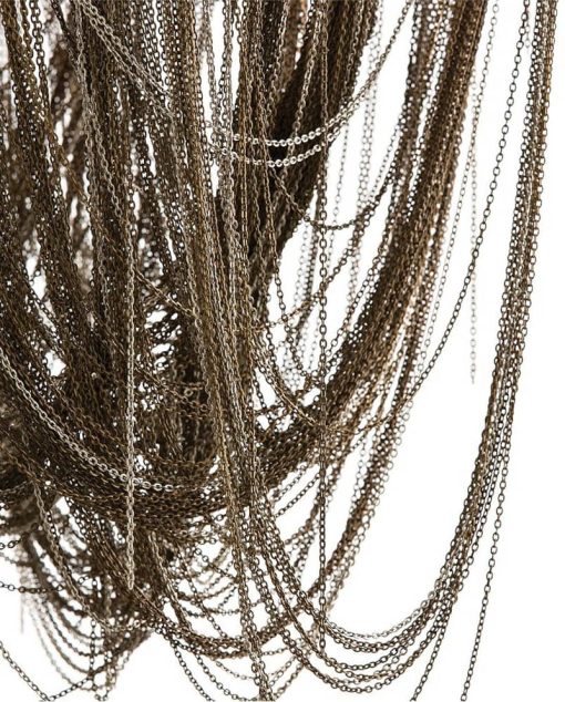 Arteriors Layla Antique Brass Pendant - Image 4
