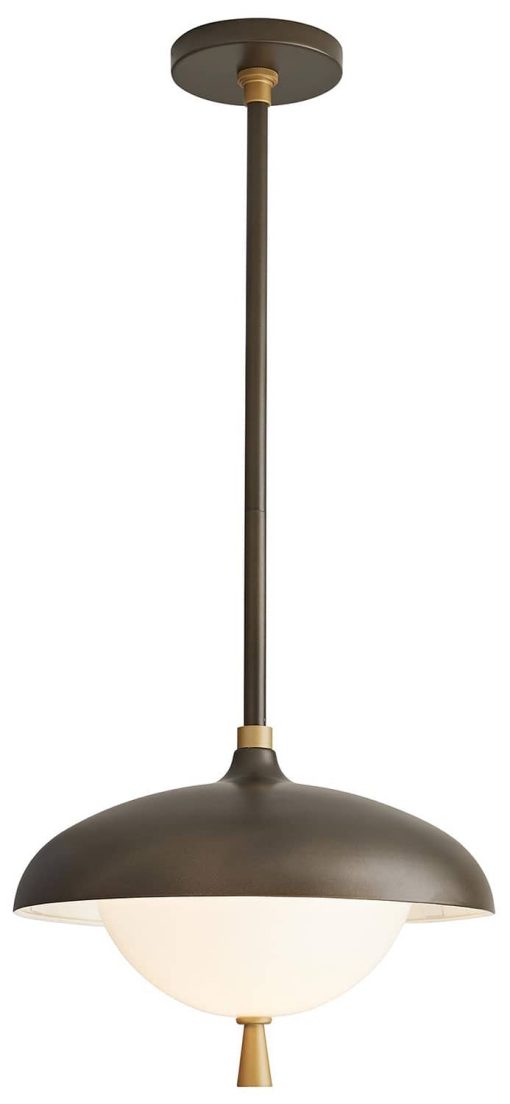 Arteriors Stanwick Aged Brass Outdoor Pendant - Image 4