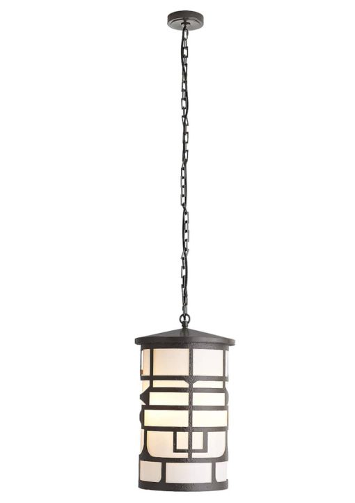 Arteriors Shani Aged Iron Outdoor Pendant - Image 4