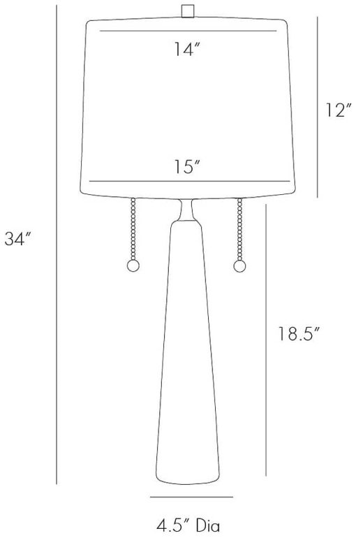 Arteriors Sidney Natural Table Lamp - Image 4