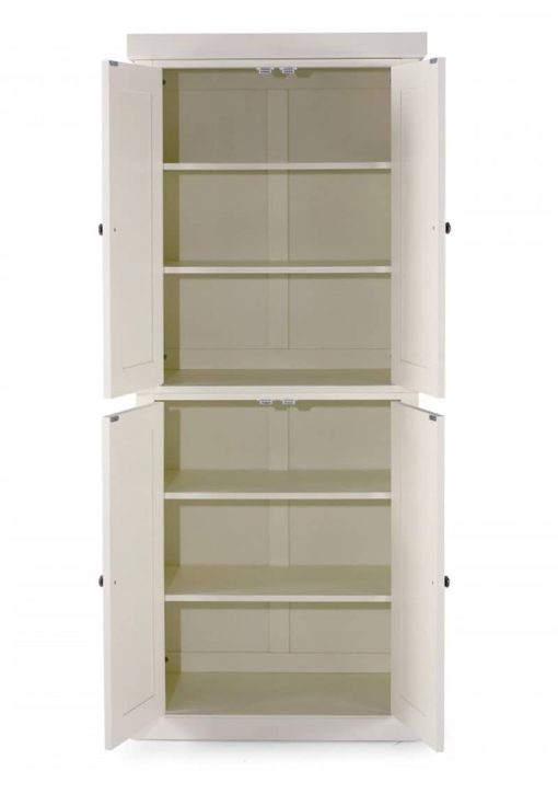 Homestyles Nantucket White Distressed Pantry - Image 4