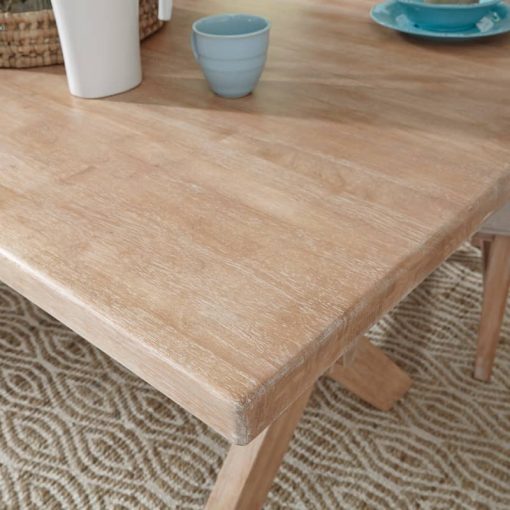 Homestyles Cambridge Whitewash Trestle Dining Table - Image 4