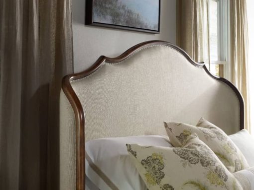 Hooker Furniture Bedroom Archivist King Upholstered Shelter Bed - Image 4
