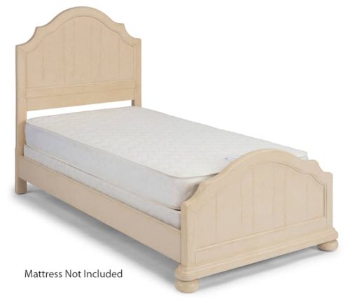 Homestyles Provence Antiqued White Twin Bed - Image 4