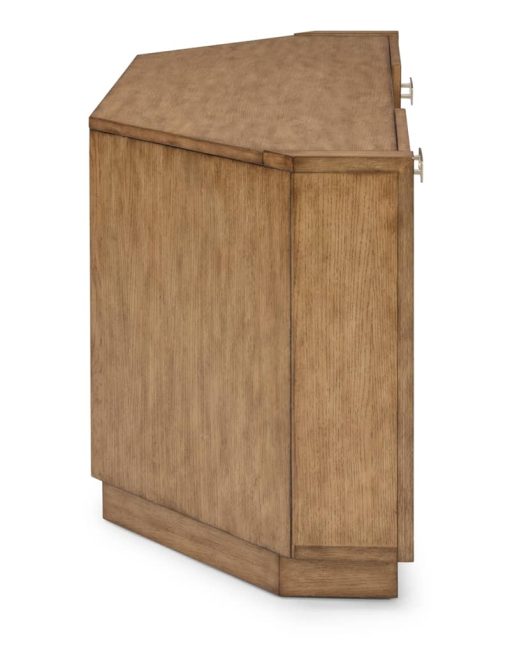 Homestyles Big Sur Oak Corner Entertainment Stand - Image 4